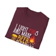 thumbnail image 4 of i light fire and make beer 2 Unisex Softstyle T-Shirt, 4 of 4