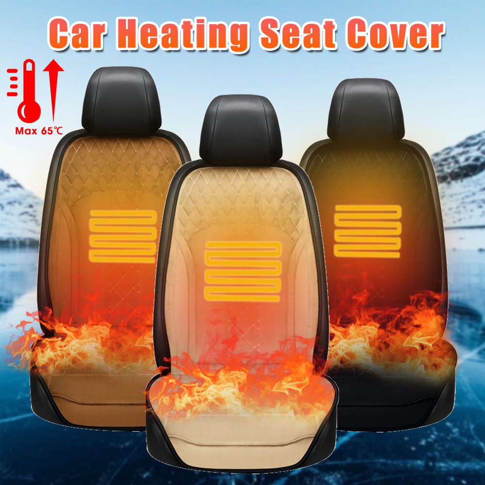 Universal Car Seat Heated Cover Safety Front Seat Heater Cushion Winter