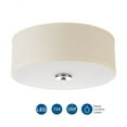 thumbnail image 5 of Progress Lighting Inspire 1-Light LED Flush Mount, Brushed Nickel, Linen Shade, 5 of 7