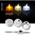 thumbnail image 5 of AGPtek Lot 100 Tealight Battery Operated LED Warm White Tea Light Candle Flickering Flameless Smokeless Flashing For Xmas Home Church Festival Wedding Party Decoration, 5 of 10