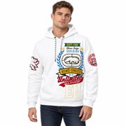 ECKO UNLTD Men's Pullover Hoodie-White, Size M