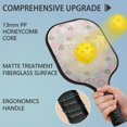 thumbnail image 4 of Pickleball Paddles Set,Pioneer Flower Floral Print Pattern Fiberglass Surface Pickleball Racket Set with 2 Indoor Outdoor Pickleball Balls and Pickleball Bag,Pickle-ball Equipment, 4 of 6