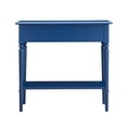 thumbnail image 6 of Leick Home 20027-NV Coastal 30 in. Solid Wood Hall Console Table with Drawer Storage, Navy Blue, 6 of 17