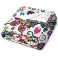 thumbnail image 4 of Yibo Butterfly Blanket Flannel Soft and Comfortable Anti-static Bed Sofa Blanket, 4 of 7