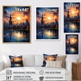 thumbnail image 4 of Designart "Windy City Pop Art III" Cityscapes Floater Framed Canvas Print, 4 of 7