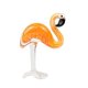thumbnail image 3 of Estatuilla de flamenco Estatuilla de cristal, adorno de Navidad, coleccionables de flamencos, regalo de cumpleaños, estatuilla de arte Animal, escultura, obra de arte para , Naranja 7,6 cm Altura, 3 of 9