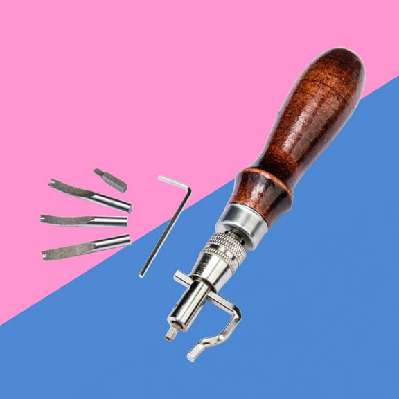 FOLOYORI 7Pcs Leather Kit for Projects Assorted Color