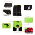 thumbnail image 4 of Men's 3D Padded Mountain Bike Shorts Lightweight MTB Cycling Shorts, 4 of 8
