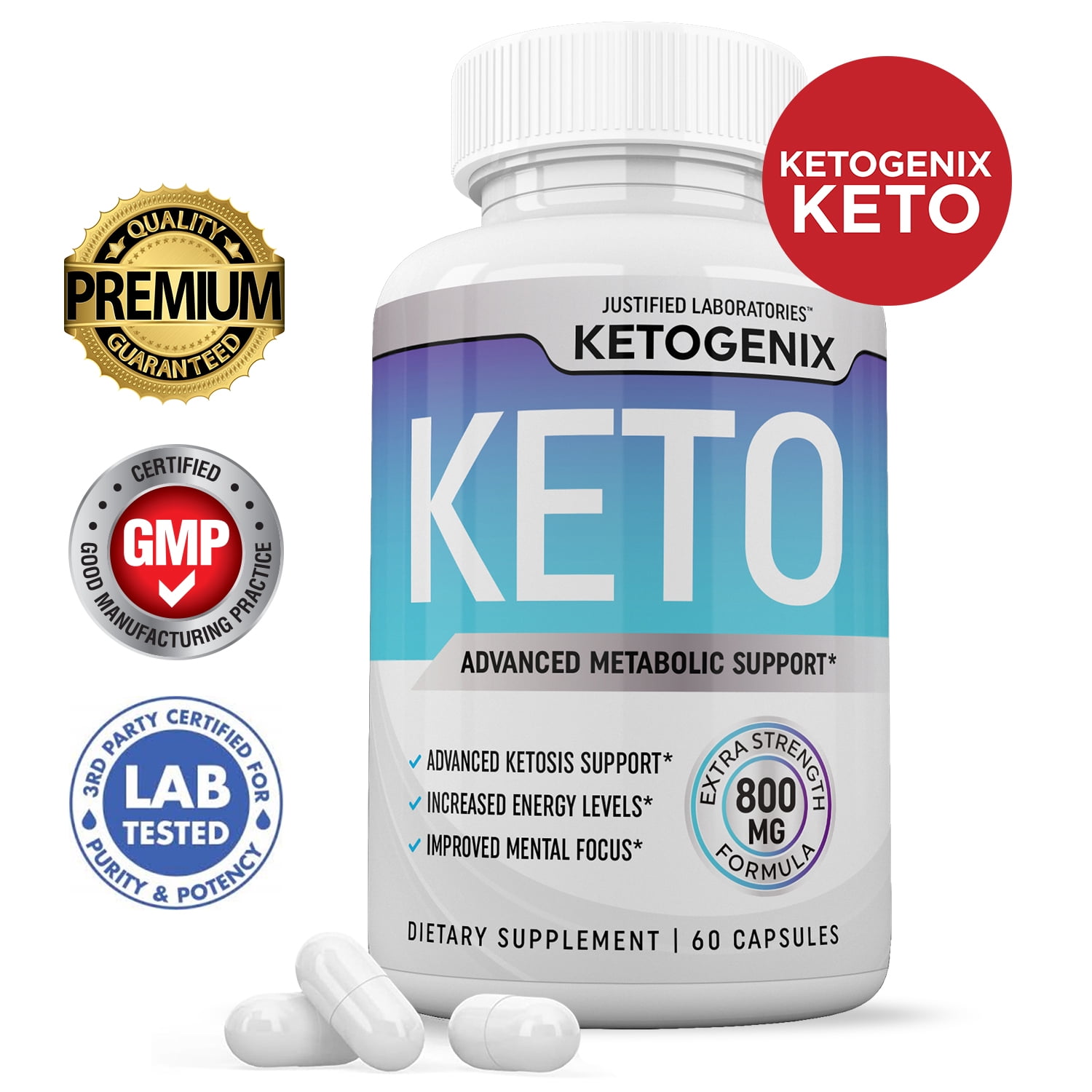 Ketogenix Keto Pills Ketogenics Supplement Includes goBHB Exogenous
