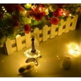 thumbnail image 4 of 32 Pcs Fairy Lights Battery Operated String Lights - 10 ft 30 LED Waterproof Copper Wire Mini Firefly Starry Moon Lights for DIY Crafts Wedding Party Bedroom Table Centerpieces Christmas(Warm White), 4 of 4
