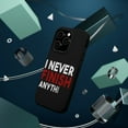 thumbnail image 3 of DistinctInk MagSafe Tough Case for Apple iPhone 15 Pro (6.1" Screen) - I Never Finish Anythi - Lightweight Grip, 3 of 6