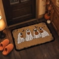 thumbnail image 6 of sruoe Halloween Door Mat Durable Non-Slip Halloween Decorations Outdoor, Outdoor Rugs for Patio with Rubber Backing, Front Porch Entryway, Easy Clean Absorbent Fade-Resistant., 6 of 7