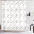 thumbnail image 1 of Ambesonne Kangaroo Shower Curtain, Tulip Flower and Animals, 69"Wx75"L, Almond Green Camel Taupe, 1 of 3