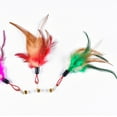 thumbnail image 3 of Cat Teaser Replacement Creative Faux Feather Cat Training Toy Cat Play Toy, 3 of 5