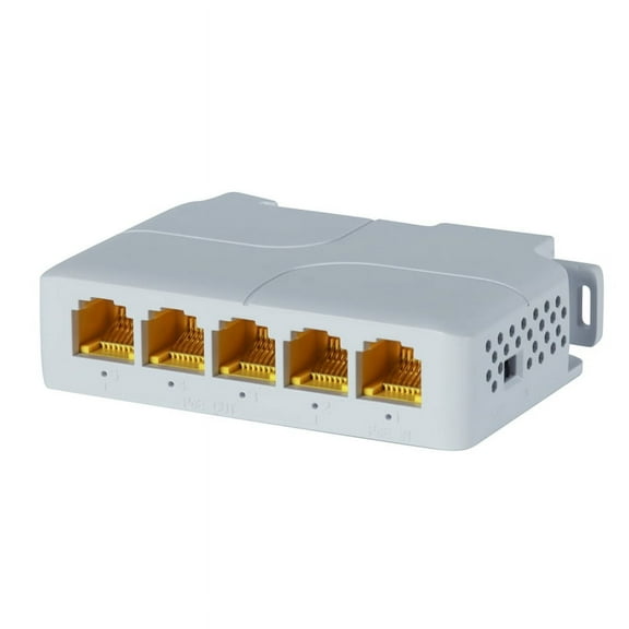 Gigabit PoE Extender 802.3af/At/Bt 5 Port PoE Repeater Vlan Extend Additional 100m(328ft) of Power and Data Transmiss