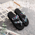 thumbnail image 2 of Zapatillas de verano para mujer, chanclas, zapatillas informales, sandalias planas, zapatos de playa con punta abierta, zapatillas de mujer 2024, zapatillas deslizantes para mujer, 2 of 5