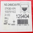 thumbnail image 3 of COOPER WHEELOCK NS-24MCW-FR 24 VDC SELECTABLE 15/30/75/110 cd, RED, 3 of 3