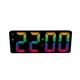thumbnail image 1 of Reloj Despertador Digital con Pantalla LED Colorida, Reloj de Escritorio Moderno, Relojes LED para el Hogar (Modelo Negro Shell Negro C), 1 of 5