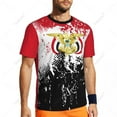 thumbnail image 4 of Exclusive design Yemen Flag Flag Grain 3D Printed Men For Running Bike Soccer Tennis Fitness Sports tshirt Mesh Short T-shirt, 4 of 9
