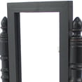 thumbnail image 3 of Benjara BM217290 Traditional Wooden Table Mirror with 1 Drawer, Black & Silver - 20 x 8.5 x 14 in., 3 of 5