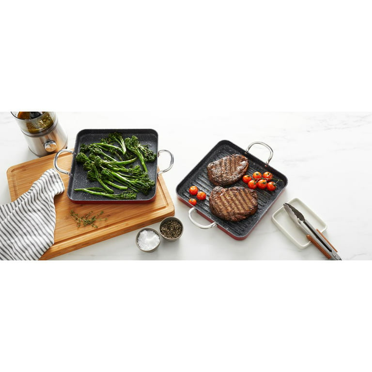 Curtis Stone Dura-Pan+ 2-in-1 Baker/Griddle Pan with Silicone Mat