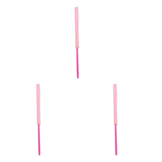heritaly Flute Cleaning Stick Detachable Handheld Handheld Wiping Cloth Smooth Musical Instrument Accessories Beginners Adults Pink 3Set