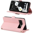 thumbnail image 5 of Crossbody Wallet for Google Pixel 7 Case with Adjustable Lanyard Strap Credit Card Holder 6.3",PU Leather Handbag Purse Kickstand Make Up Mirror Cover Case for Men Women Girl,Pink, 5 of 14