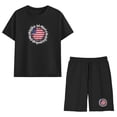 thumbnail image 6 of CHUMUD Boys 4th of July Shorts Sets 2 Piece Sunflower Graphic T-Shirt & Pull on Elastic Shorts Red White Blue Tees Stars Stripes Shirts Kids American Flag Clothes 4-13 Years, 6 of 9
