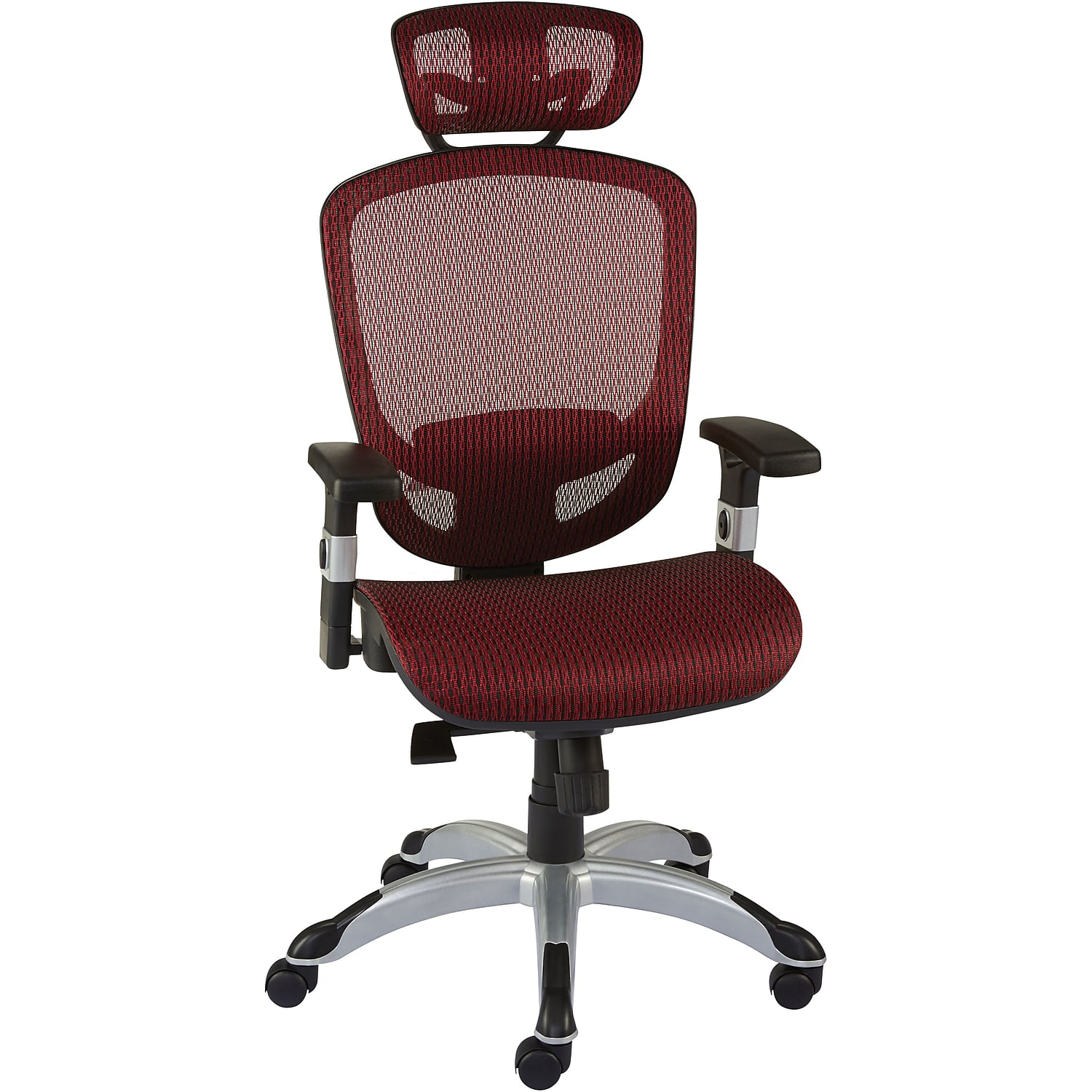 Staples Hyken Technical Mesh Task Chair Red 2257054 