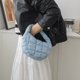thumbnail image 1 of Bolsos de hombro acolchados para mujer Cloud Mini Bag Bolso Cross Bag Tote (Azul claro), 1 of 5