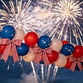 thumbnail image 4 of Red And White Bow Independence Day Decoration, 4 of 6