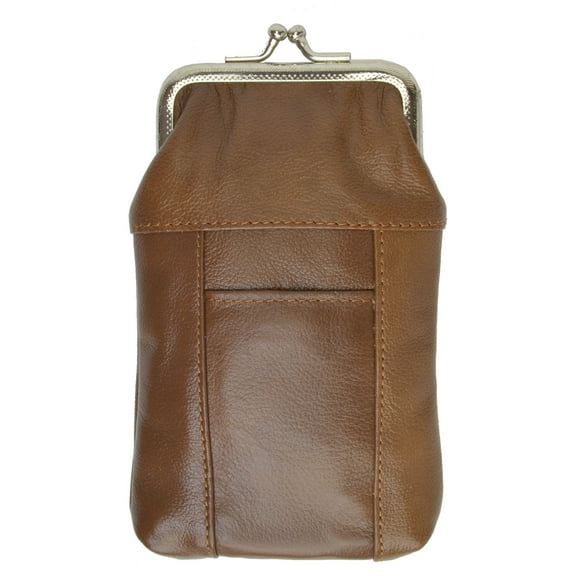 Leather Cigarette case Pack Holder with Lighter Pocket by Marshal
