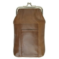 Leather Cigarette case Pack Holder with Lighter Pocket by Marshal