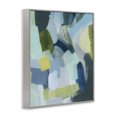 thumbnail image 4 of Stupell Industries Layered Green Paint Strokes Abstract Painting Gray Framed Art Print Wall Art, 11 x 14, 4 of 10