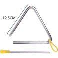 thumbnail image 3 of Triangle Hand Percussion with Striker,Rhythm Steel Triangles Music Instrument Engage Kids Musically with Striker Rhythm Triangle Hand Percussion Education Instrument, Available Sizes 4-10 inches, 3 of 7