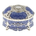 thumbnail image 2 of lionlar Oval Metal Vintage Jewelry Box Gift Ears Storage Box StyleA-, 2 of 9