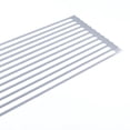 thumbnail image 2 of Escurridor de platos sobre el fregadero Diseño plegable Antióxido Antideslizante Metal fuerte Ampliamente utilizado Escurridor de platos enrollable de silicona y redondo 52x24.5cm, 2 of 5