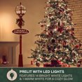 thumbnail image 6 of Fraser Hill Farm 5.75 ft Musical Snow Globe Christmas Lamp Post in Red, FSSL069A-RD2, 6 of 13