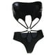 thumbnail image 3 of De De Piezas de material cuero De De Interior Fuera Del Hombro De Interior Ropa De Dormir Colcomx conjunto de ropa interior de mujer, 3 of 8