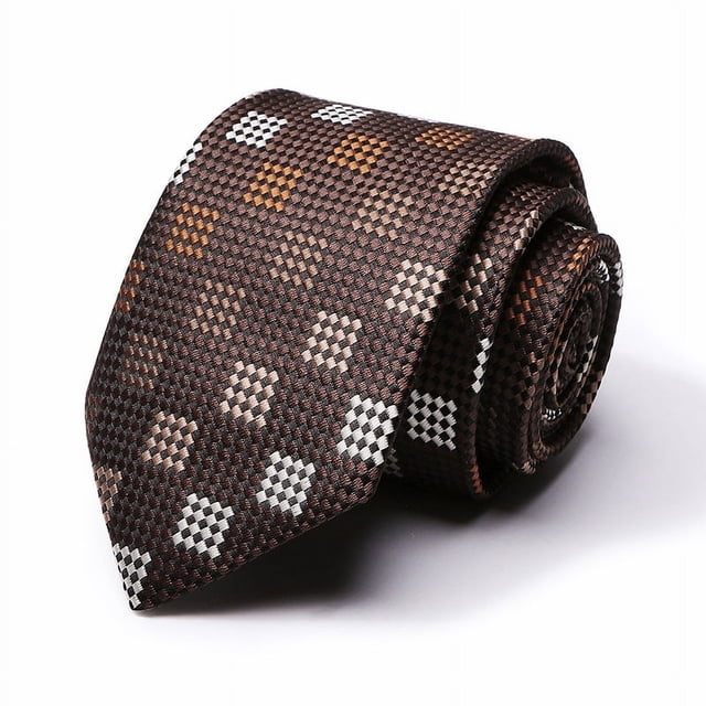 Corbata de seda de poliéster con puntos de corbata, fabricante de corbatas de 8 cm para hombres de negocios, ropa formal, corbata de estudio para bodas