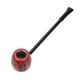 thumbnail image 2 of Pipa de tabaco, pipa de fumar de madera roja de poste largo, solución innovadora, 2 of 9