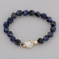 thumbnail image 2 of Prettyia mujeres ojo piedras preciosas pulsera cristal encanto brazalete joyería Pulsera de jinwen Pulsera de ojo de tigre para mujer, 2 of 8