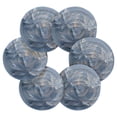 thumbnail image 4 of 6 Pcs Drink Coasters with Holder 3.94in Woven Coasters for Drinks Glass Mapleleaves Coaster Set for Protection Table, 4 of 7