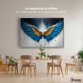 thumbnail image 2 of Cuadro Decorativo Marco Flotante Vuelo Celestial 90x60 Canvas Revolution Marco Blanco, 2 of 3