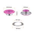 thumbnail image 2 of 200 Juego Color Redondos Ojales 10mm Fucsia Unique Bargains, 2 of 7