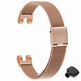 thumbnail image 1 of For Garmin Lily Metal Watch Strap Milanese Mesh Wrist Band Replacement with Tool - Rose Gold, 1 of 3