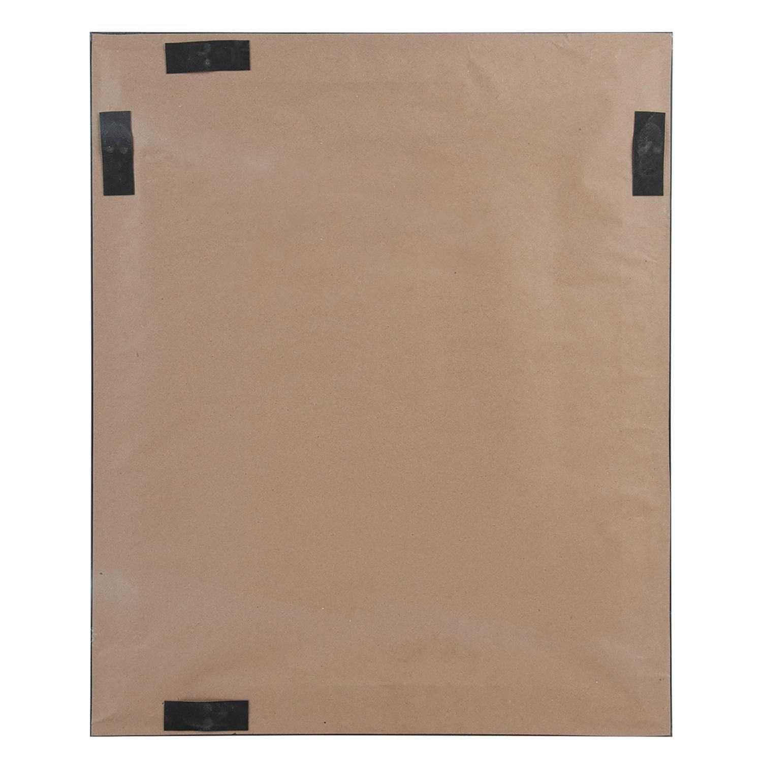 Hometrends Franco Wall Framed Mirror, 19x23", Bright White, 19x23in