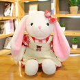 thumbnail image 3 of Conejo de peluche de orejas largas para niñas, juguete de peluche, falda con estampa de Animal, conejo, regalo de cumpleaños, regalo de Navidad, 1 ud., 3 of 5
