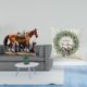 thumbnail image 2 of Figura de caballo,Figura coleccionable de caballo en miniatura,Adorno de caballo de resina,estatua de animal,decoración para el hogar,Funda de almohada,Funda de almohada navideña 2023 de, 2 of 8