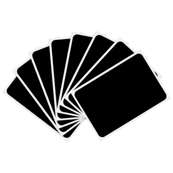 Uxcell 8Pcs Down Jacket Repair Patch 2" x 3" Self Adhesive Nylon Fabric Patch Black